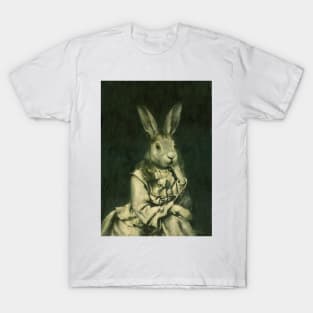 Victorian Hare Girl T-Shirt